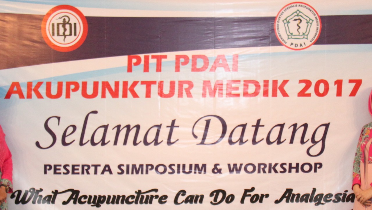 PIT PDAI 2017 - Perhimpunan Dokter Spesialis Akupunktur Medik Indonesia